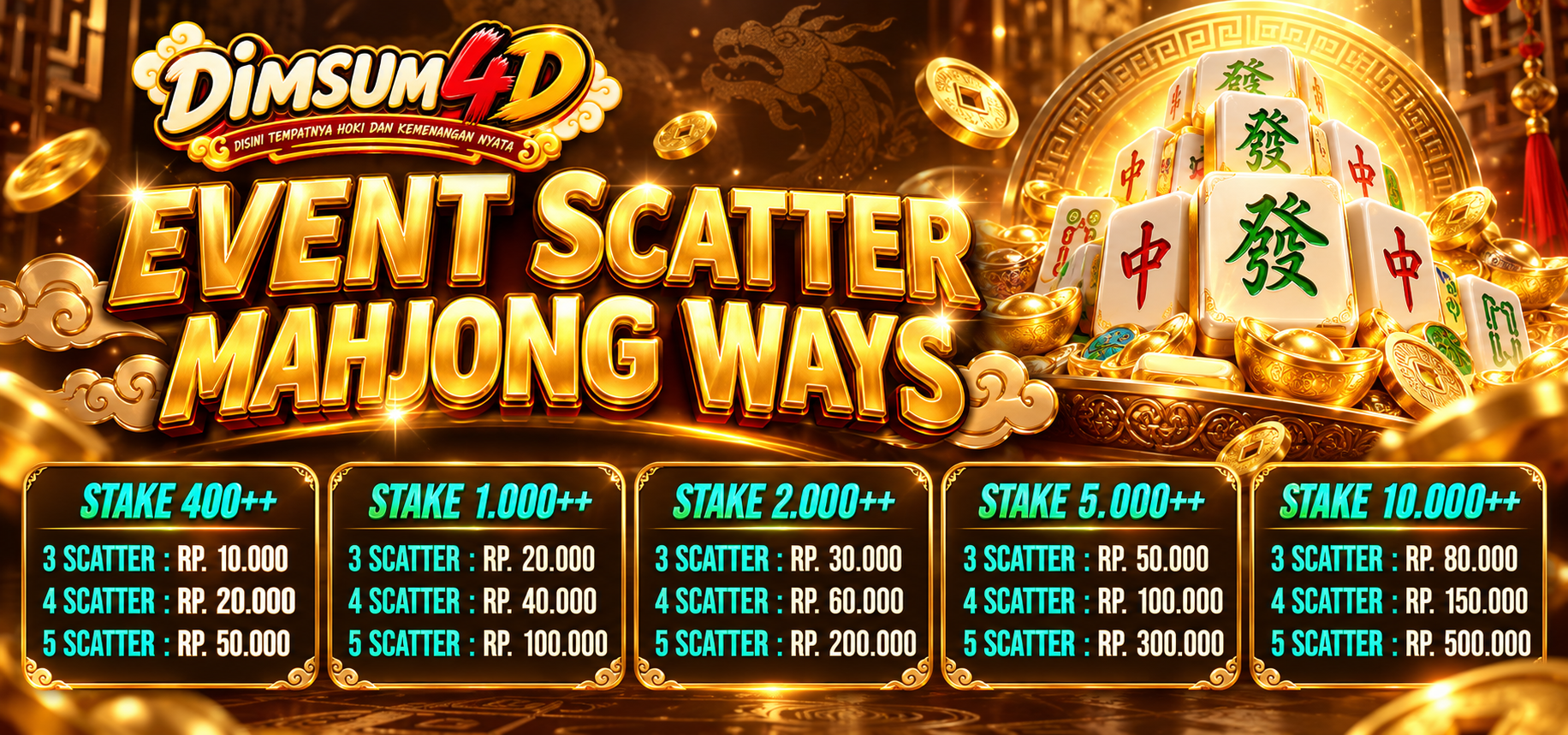 Event Scatter Mahjong Ways DIMSUM4D